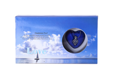 Pearl jewelry gift box with a freshwater pearl necklace displayed inside, perfect for elegant jewelry presentation.