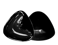 Clear Lift & Shape V-Boost adhesive bra inserts by My Store, showing smooth, contoured silicone inserts for enhancing cleavage.