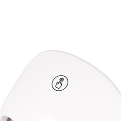LED therapy face mask for skin rejuvenation, featuring a sleek design with multiple light panels for facial skincare.