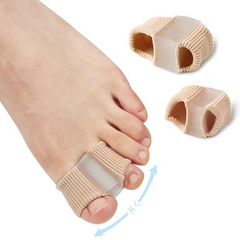 Fiber toe separator from My Store, soft silicone tool designed to align toes and relieve foot discomfort.