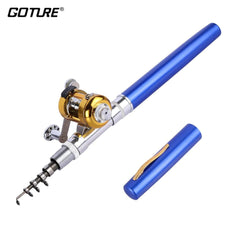 Portable fishing rod from My Store, lightweight and compact with reel and line, ideal for outdoor fishing adventures.