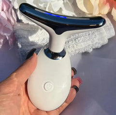 My Store Beauty Facial Massager with 7-color light therapy, microcurrent skin firming device for face and neck.