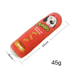 Soft Machine Wash Plush Dog Toy by My Store, showing a cuddly, washable plush toy designed for dogs sitting on a neutral background.
