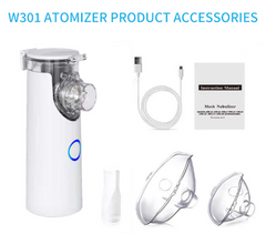 Portable My Store nebulizer handheld asthma inhaler device for effective respiratory relief, shown in a sleek, compact design.