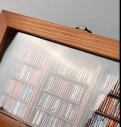 Anxiety bookshelf by My Store featuring a variety of books and calming decor to help shake away anxiety in a cozy space.