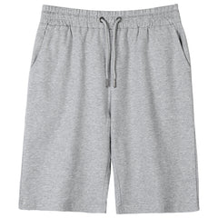 Men's summer casual sport shorts in lightweight fabric, featuring an elastic waistband and sporty design.