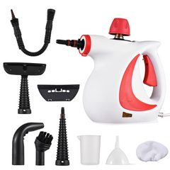 High-pressure cleaner from My Store with a blue and black design, featuring a hose and spray gun for cleaning surfaces.