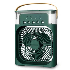 Portable 3-in-1 air cooler fan by My Store, compact mini AC for room, office, or car with cooling and humidifier functions.