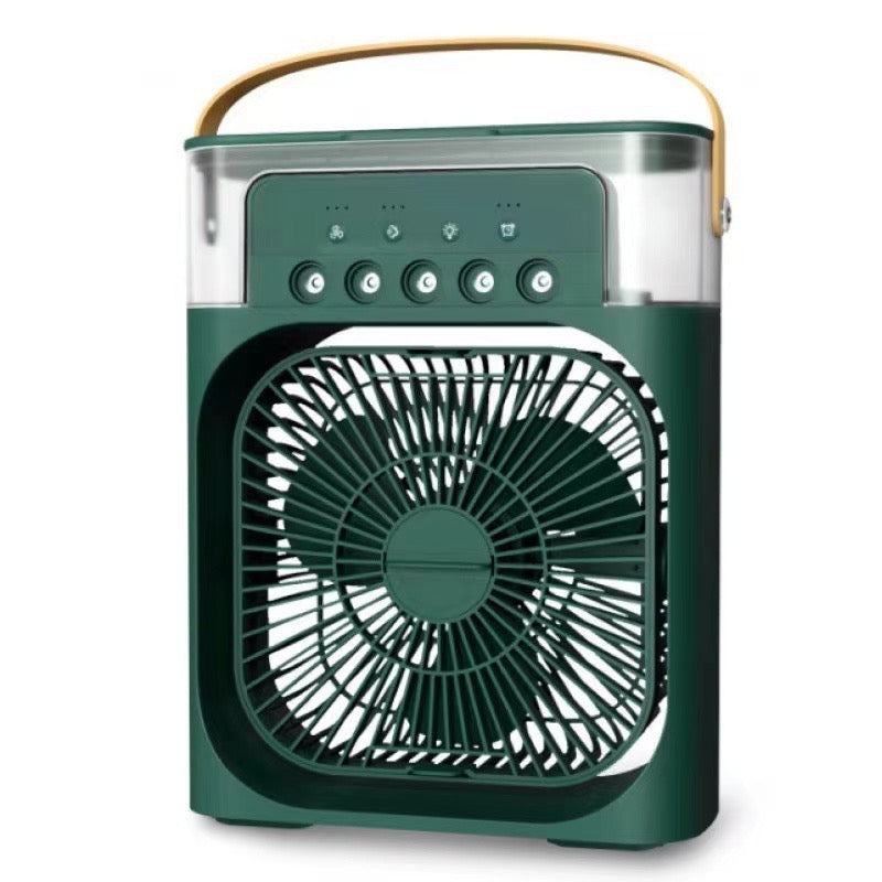 Portable 3-in-1 air cooler fan by My Store, compact mini AC for room, office, or car with cooling and humidifier functions.