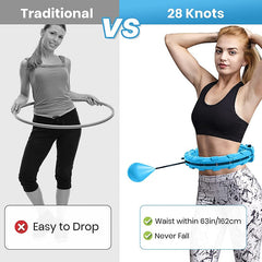 Smart weighted fit hoop from My Store with a colorful design, designed for effective fitness and core strengthening workouts.