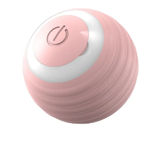 Interactive smart dog toy ball by My Store, with LED lights and textured surface for engaging play and mental stimulation.