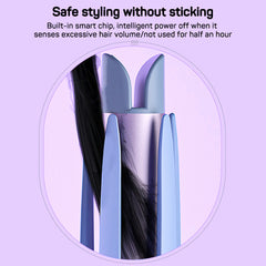 Automatic electric hair curler and waver iron by My Store, showing the device with curling barrel and digital control panel.