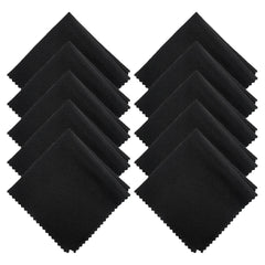 Blue CrystalClear microfiber cloths from My Store, soft and lint-free for cleaning glasses, screens, and delicate surfaces.