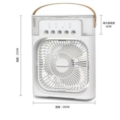 Portable 3-in-1 air cooler fan by My Store with mini AC, humidifier, and fan for room, office, or car cooling.