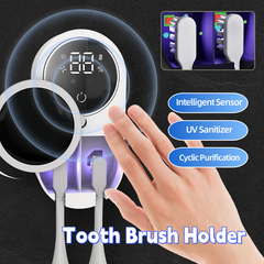 UV toothbrush sanitizer from My Store showing the compact device with UV light chamber for toothbrush disinfection.