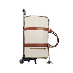 Foldable travel bag from My Store, lightweight and compact, shown open with spacious interior and sturdy handles.