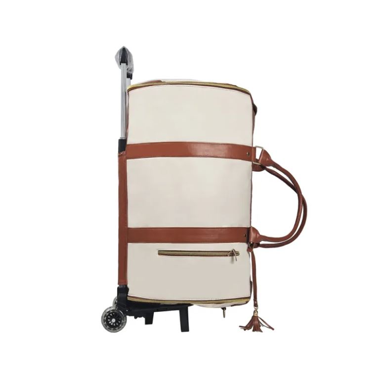 Foldable travel bag from My Store, lightweight and compact, shown open with spacious interior and sturdy handles.