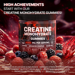 Bottle of Muscle Boost Gummies by My Store, featuring colorful gummy supplements for muscle support and energy.