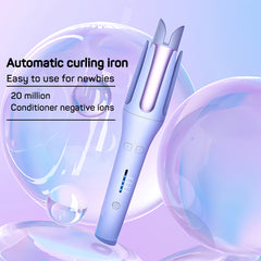 Automatic electric hair curler and waver iron from My Store, showing the device with its curling barrel and control buttons.